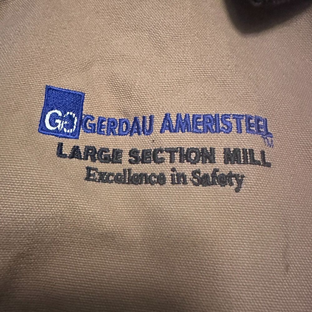 Y2K Vintage 2003 Carhartt J97 CML Sandstone Detroit Cropped Jacket 2XL Reg - Picture 12 of 16